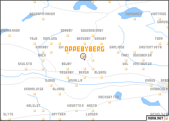 map of Oppebyberg