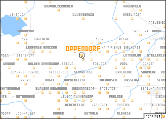 map of Oppendorf