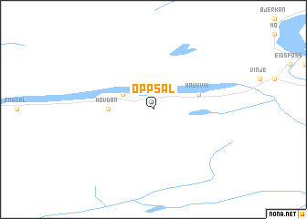 map of Oppsal