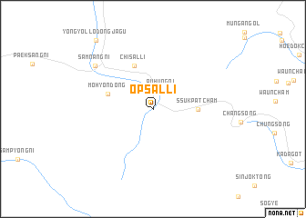 map of Ŏpsal-li