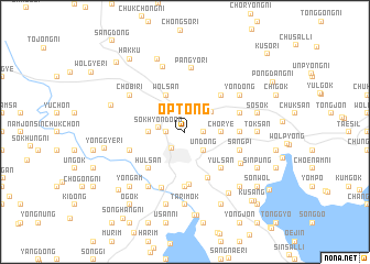 map of Ŏptong