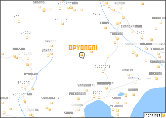 map of Op\