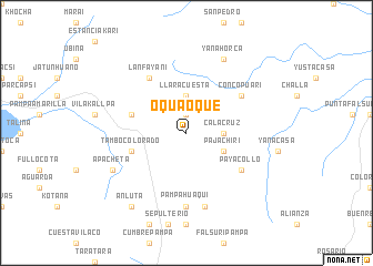 map of Oqua Oque