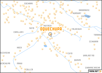 map of Oquechupa