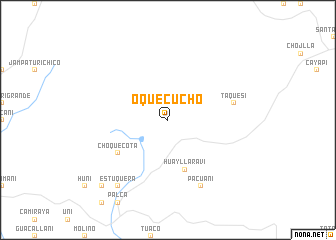 map of Oquecucho