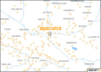 map of Oquecunca