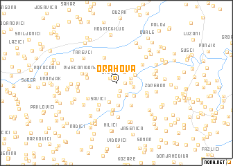 map of Orahova