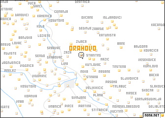 map of Orahovo