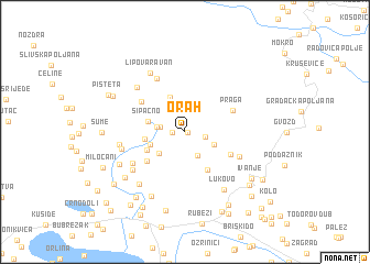 map of Orah