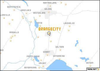 map of Orange City