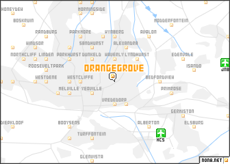 map of Orange Grove