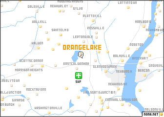 map of Orange Lake