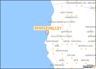 map of Orange Valley