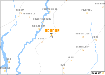 map of Orange