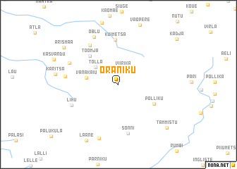 map of Oraniku