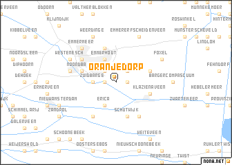 map of Oranjedorp