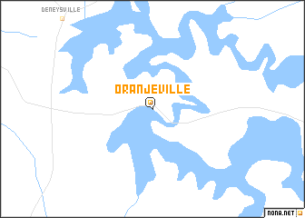 map of Oranjeville