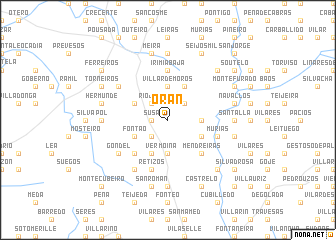 map of Orán