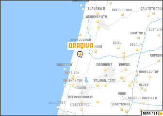 map of Or ‘Aqiva