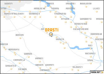 map of Orăşti