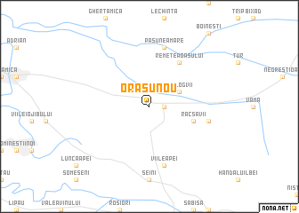 map of Oraşu Nou
