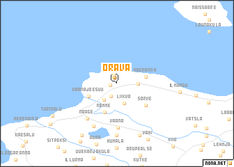 map of Orava