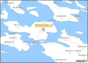 map of Oravisalo