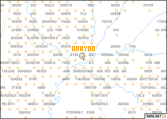 map of Orayoo