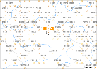 map of Orazo