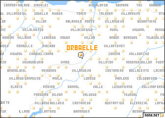 map of Orbaelle