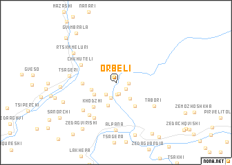 map of Orbeli