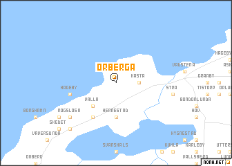 map of Örberga