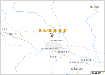map of Orchard Park