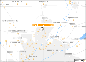 map of Orchard Park