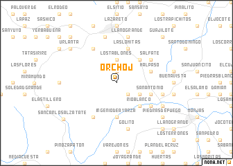 map of Orchoj