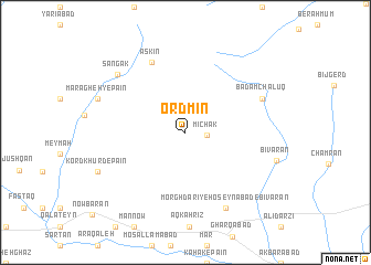 map of Ordmīn