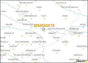 map of Ördögégető