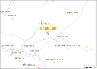 map of Ordolūk