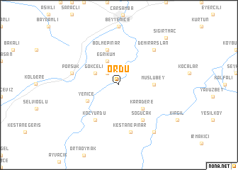map of Ordu