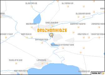 map of Ordzhonikidze