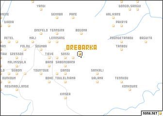 map of Oré Barka