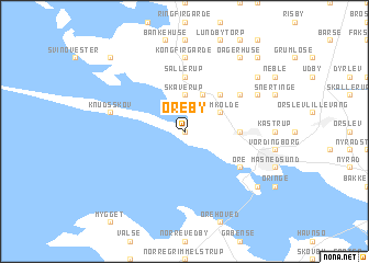 map of Oreby