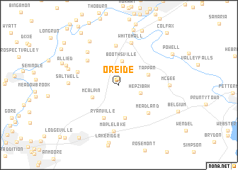 map of Oreide