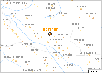 map of Oreinón