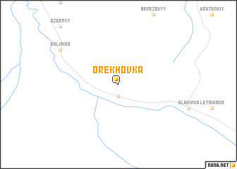 map of Orekhovka