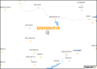 map of Orekhovnya