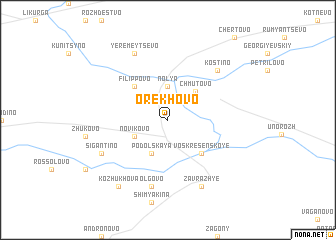 map of Orekhovo