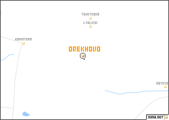 map of Orekhovo