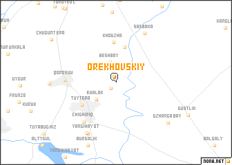 map of Orekhovskiy