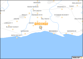 map of Orekhov